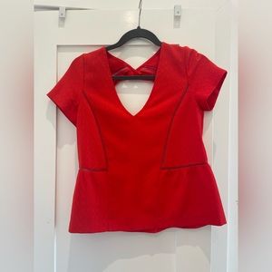 Sezane Amanda Ladder Stitch top